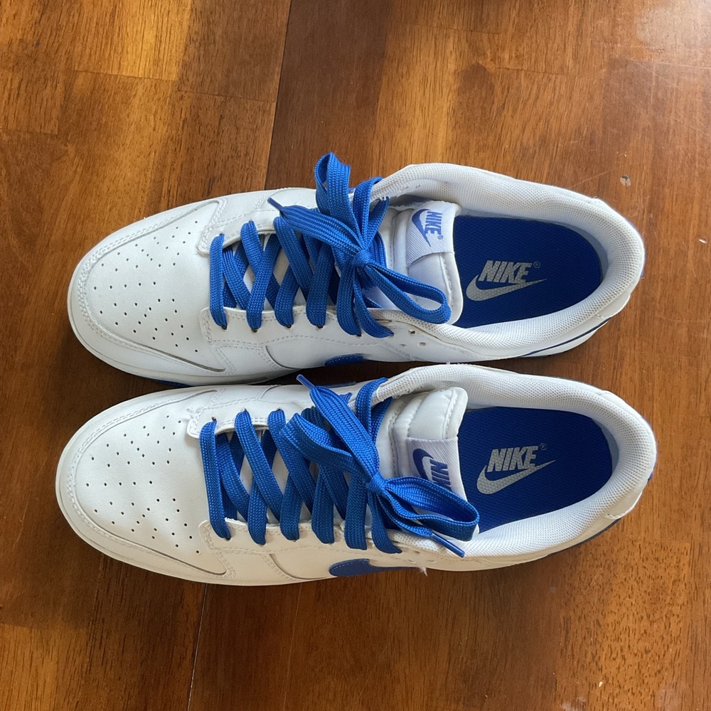 Men’s Blue & white Nike Dunks - size 10